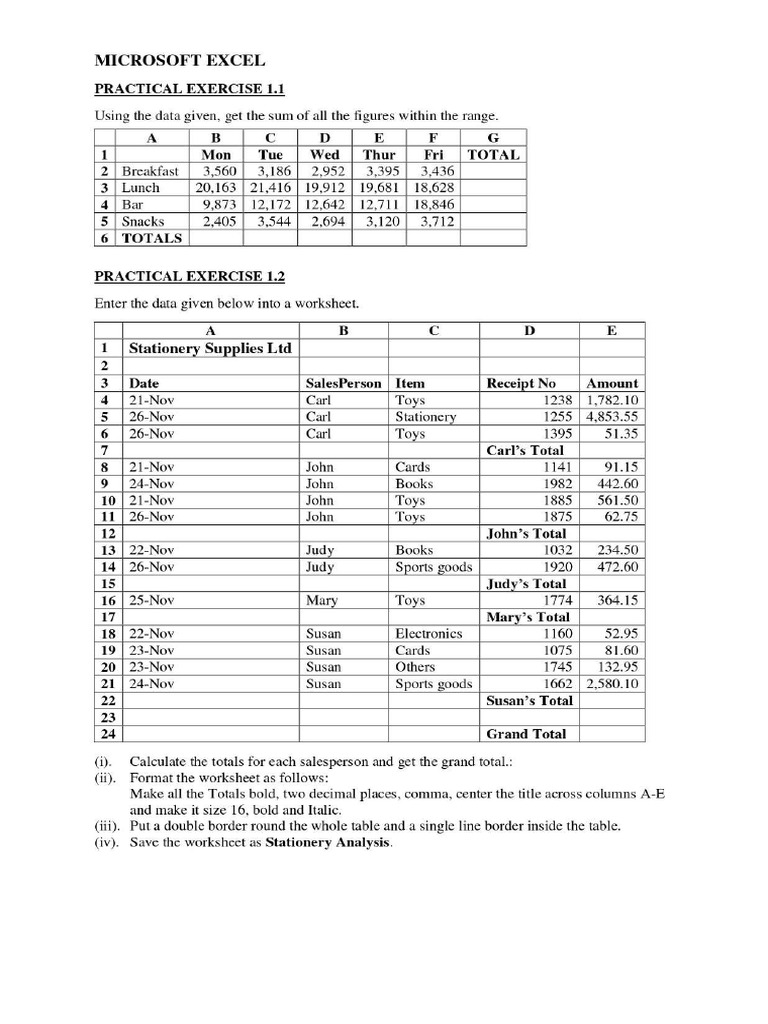Excel Practice Exercises Pdf With Answers Exceldemy Excel Practice Exercises Pdf With Answers Exceldemy