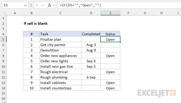 Fill Cell If Blank Excel Fill Cell If Blank Excel