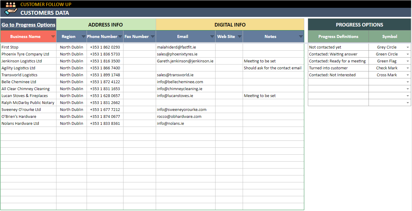 Free Lead Follow Up Templates For Google Sheets And Microsoft Excel Free Lead Follow Up Templates For Google Sheets And Microsoft Excel