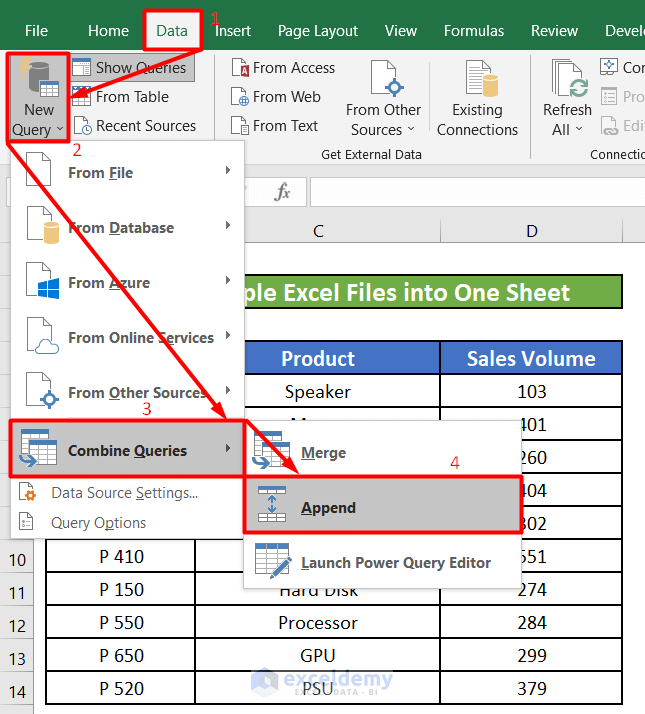 How To Merge Multiple Excel Files How To Merge Multiple Excel Files