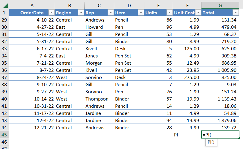 Pi Function In Excel Formulas And Functions In Excel Ajelix Pi Function In Excel Formulas And Functions In Excel Ajelix