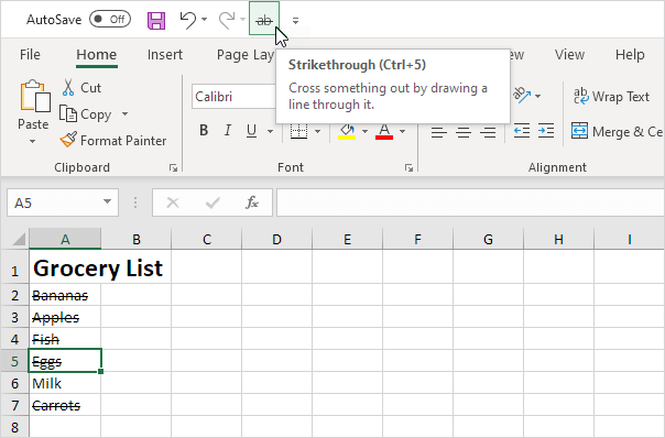 Strikethrough In Excel Examples How To Strikethrough Strikethrough In Excel Examples How To Strikethrough